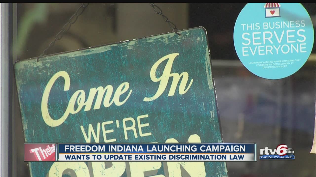 Freedom Indiana launches campaign to change discrimination law - YouTube