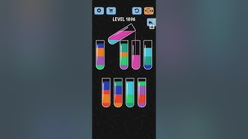 Water Color Sort Level 1896 1897 1898 1899 1900 WalkThrough Solution Gameplay