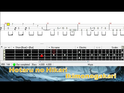 Hotaru no Hikari (Bass TAB) - Ikimonogakari