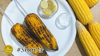 Enjoying corn in monsoon #shorts