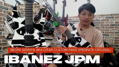 REVIEW GITAR IBANEZ JPM 7 STRING PICKUP DIMARZIO
