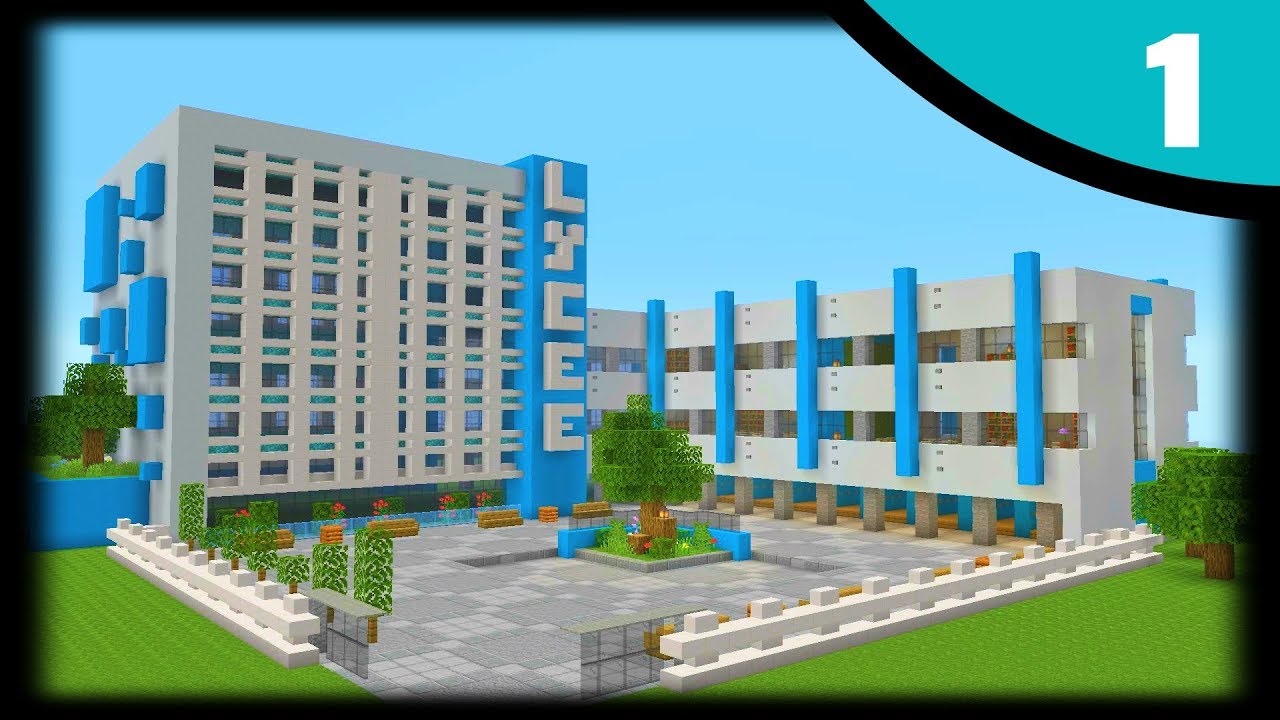 TUTO LYCEE MODERNE | MINECRAFT #1 - YouTube