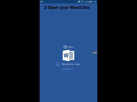 Video: Onko Mahdollista Muokata Word-tiedostoja Android-tabletilla?