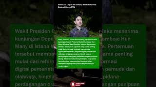 Gibran Bahas Kerja Sama Strategis dengan Kamboja dalam Pertemuan Tingkat Tinggi