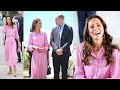 Kate DAZZLES in stunning pink dress in Abaco on final day of royal tour