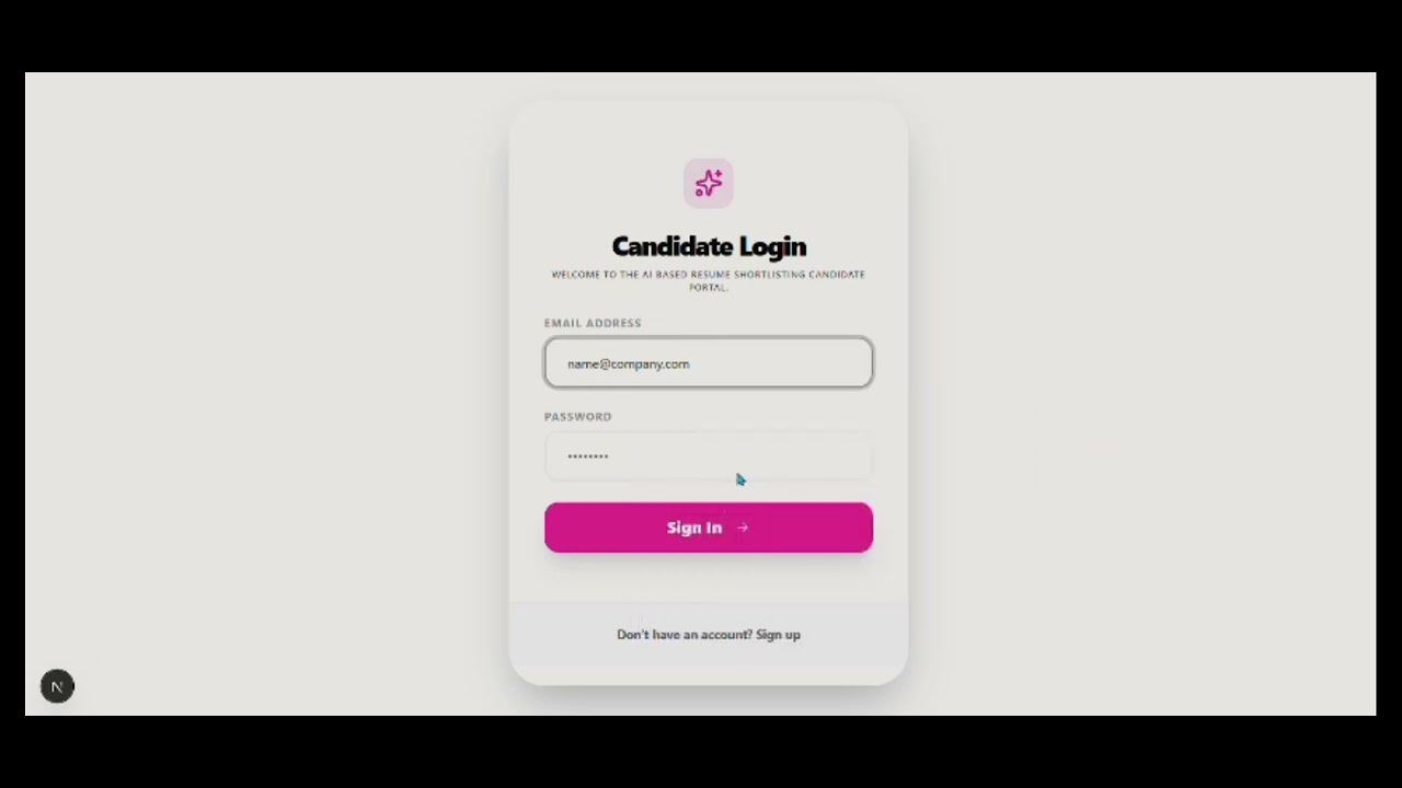 Ai Resume Analyzer and Candidate Ranking - Demo Video 