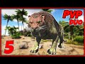 LE SMILODON DESTRUCTEUR DE COFFRE : #5 Ark Pvp Beginner Duo