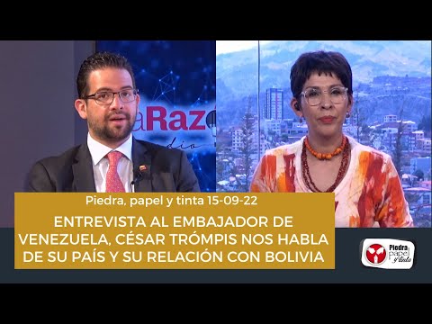 ENTREVISTA AL EMBAJADOR DE VENEZUELA, CÉSAR TRÓMPIS NOS HABLA DE SU PAÍS Y SU RELACIÓN CON BOLIVIA