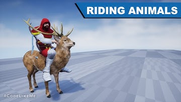 Horse/Deer Riding -  Unreal Open World #402