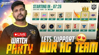 BGIS ROUND2 WATCHPARTY || LETS SUPPORT HG TEAM #herosgaming #bgis #bgisround2