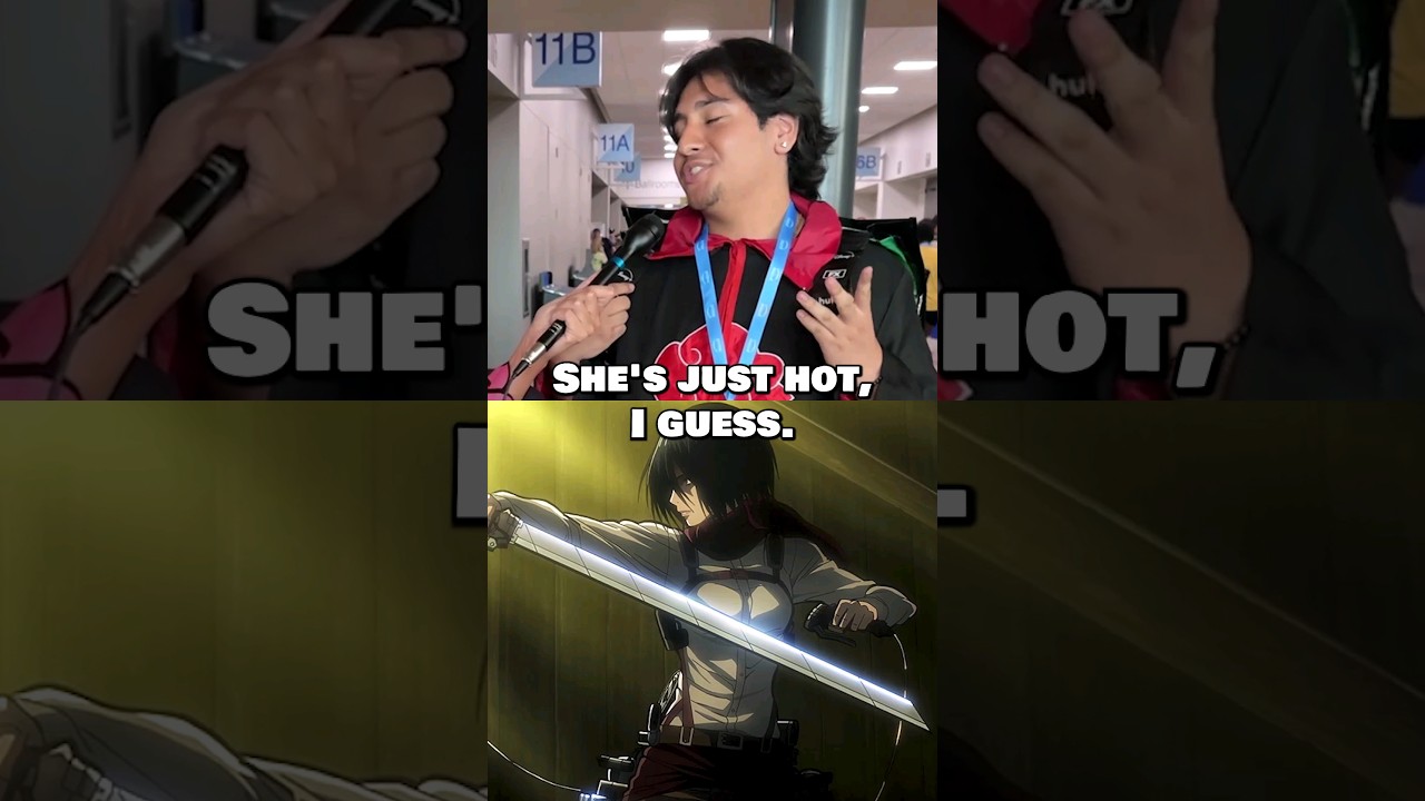 First Anime Crush? For Gen Z: Mikasa; For Millenials: Faye #sdcc2023 #aot #cowboybebop #naruto #jjk