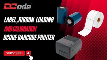 (ENGLISH)Label, Ribbon installation and calibration of DCode Barcode Printer