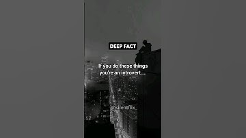 Signs of an introvert 🤐. #shorts #psychologyfacts #deep #facts