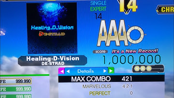 Healing D-Vision ESP MFC 1,000,000 World Record [DDR Ace]