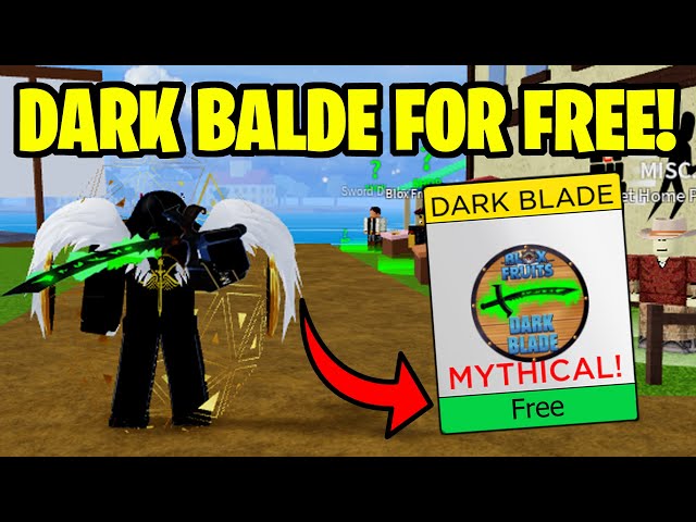 HOW TO GET DARK BLADE FOR FREE IN BLOX FRUITS! (2023) 