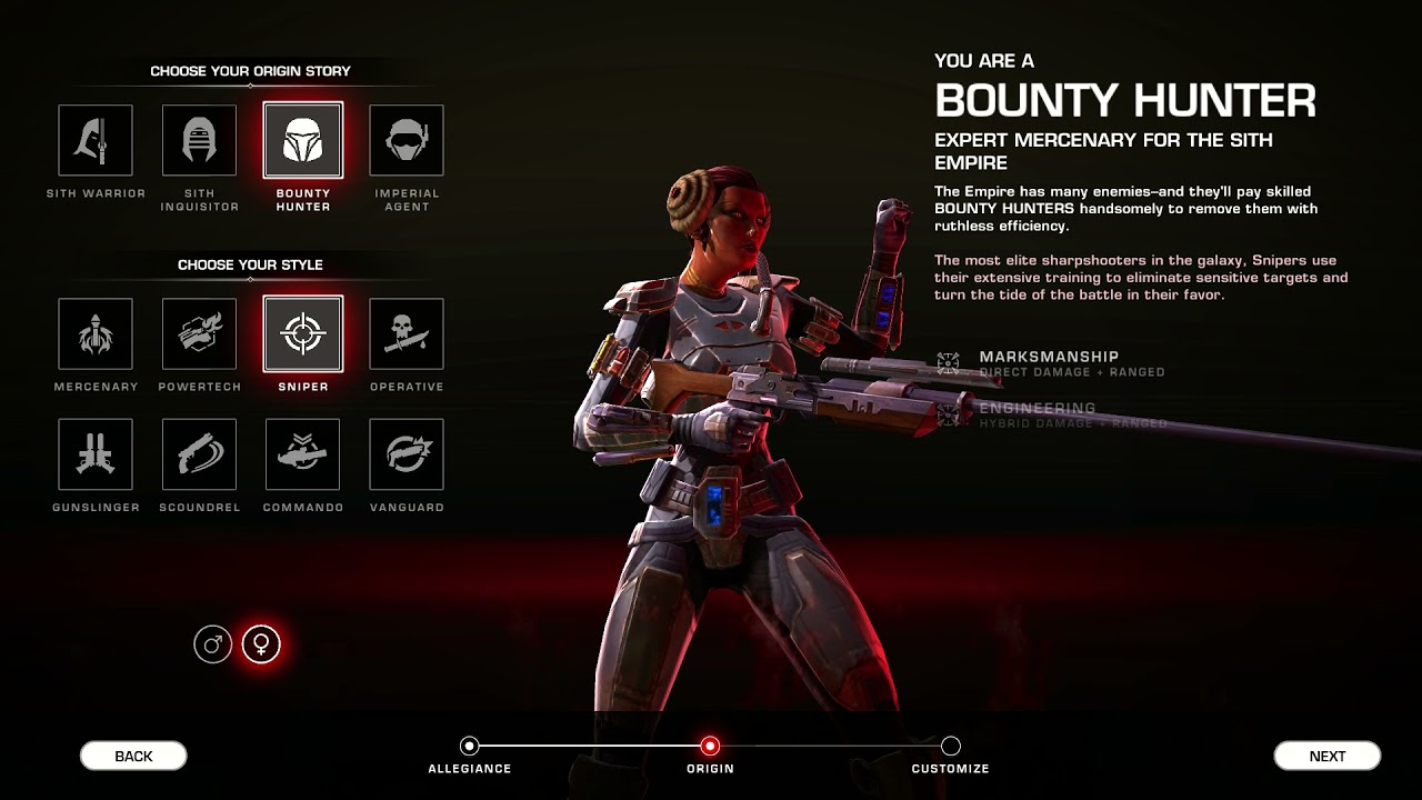 SWTOR AWESOME New Character Creator