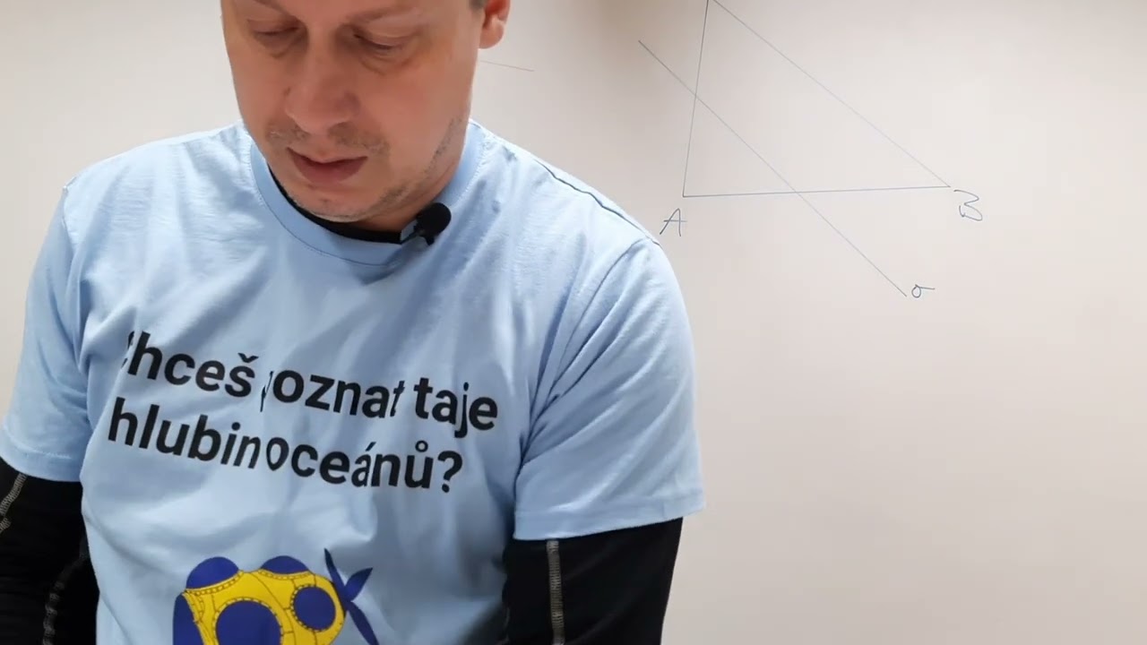 Osová souměrnost - přímka, trojúhelník