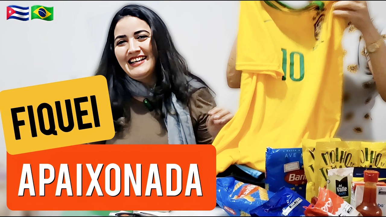 FAMÍLIA CUBANA NO BRASIL RECEBE NOVOS PRESENTES. Cubanos muito gratos ao Brasil e ao seu povo 🇨🇺🇧🇷