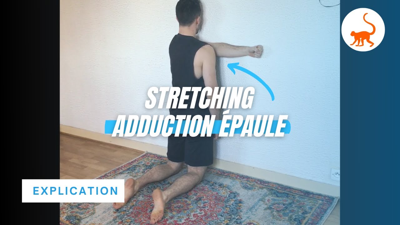 Étirement Adduction Épaule (Coiffe des Rotateurs) Contre le Mur - YouTube