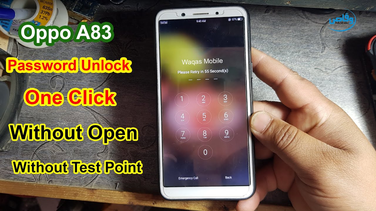 Oppo A83 CPH1729 Pattern Unlock Umt || Oppo A83 Password Unlock Without