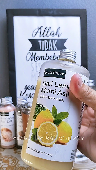 Cara Minum Nutrifarm Sari Lemon#sarilemon #lemon #lemonade