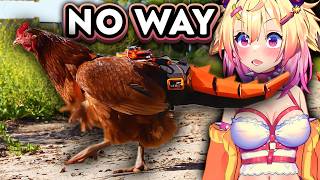 They gave a Chicken a TAIL??