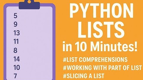 Master Python Lists Fast: Slicing, Stats & List Comprehensions Explained!