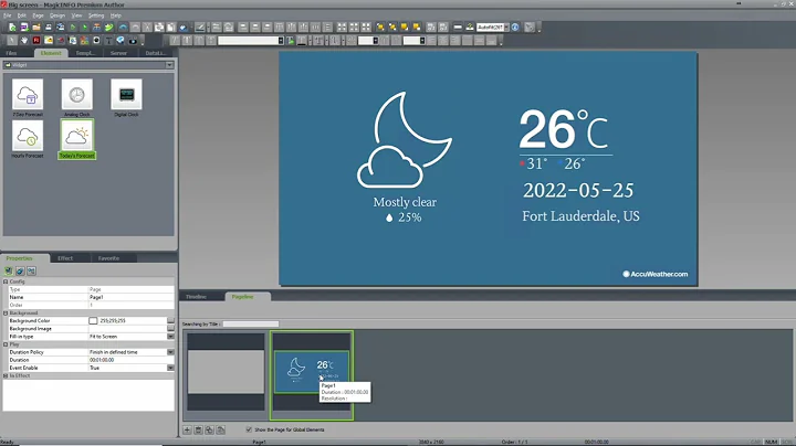 MagicInfo Services shows how to create content in any resolution size
