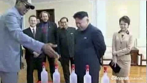 North Korea state TV shows Dennis Rodman meeting K...