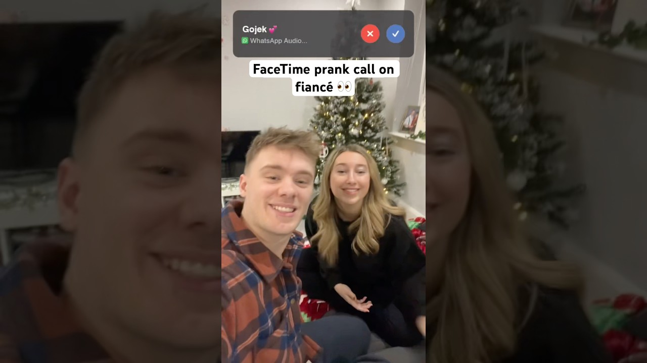 FaceTime prank call on fiancé #couple #prank
