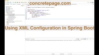 Using XML Configuration in Spring Boot with @ImportResource