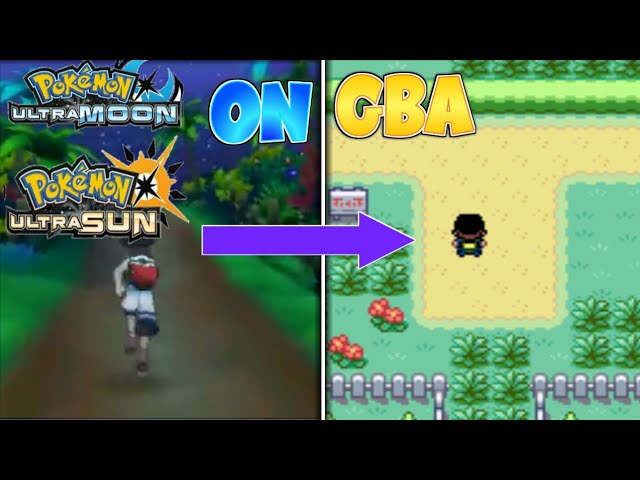 Pokemon Ultra Sun And Ultra Moon ON GBA