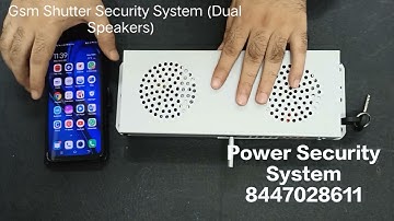 New Model of GSM Shutter Siren I अब चोरी नही होगी। 👍