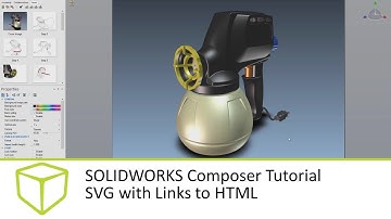 SOLIDWORKS Composer Tutorial - SVG with Links to HTML