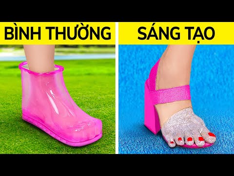 TỰ CHẾ GIÀY ĐỈNH CAO! 👠 THỦ THUẬT ĐƠN GIẢN CHO BÀN CHÂN ĐẸP VÀ MỊN