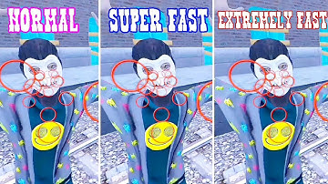 Smiling X Corp 2 Chase Music In [ Normal Speed , Super Fast Speed,  Extremely Fast Speed ]