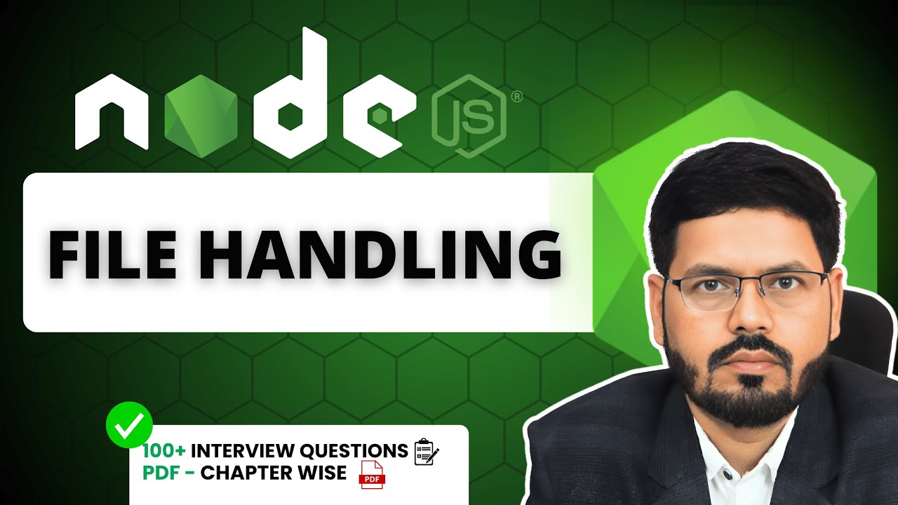 File Handling Basics in NodeJS | Day 7 | @techeducoder - YouTube