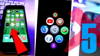 NEW IOS 11 RUMORS /ROUNDED APPS (NEW REDESIGN) / DARK MODE /KILLS IPHONE 5! /GROUPE FACE TIME IOS 11 screenshot 2
