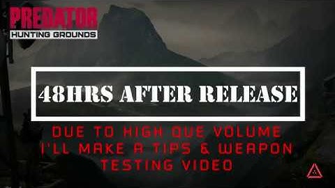 Predator Hunting Grounds: Tutorial gameplay, handheld plasma caster & net gun