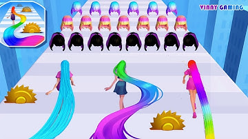 Hair Challenge #02 | New Update All Levels Gameplay Android, iOS