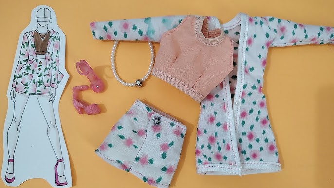 yarısı giysiler bebek   Padrões de costura barbie, Roupas diy,  Costurando roupas de bonecas