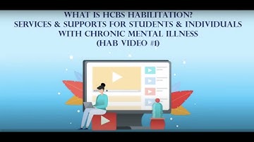What is HCBS Habilitation? Services & Supports for Students & Individuals w/CMI (Hab Video #1)