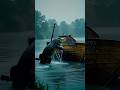 LARGE CROCODILE Attacks Fishermen 🐊 #shorts