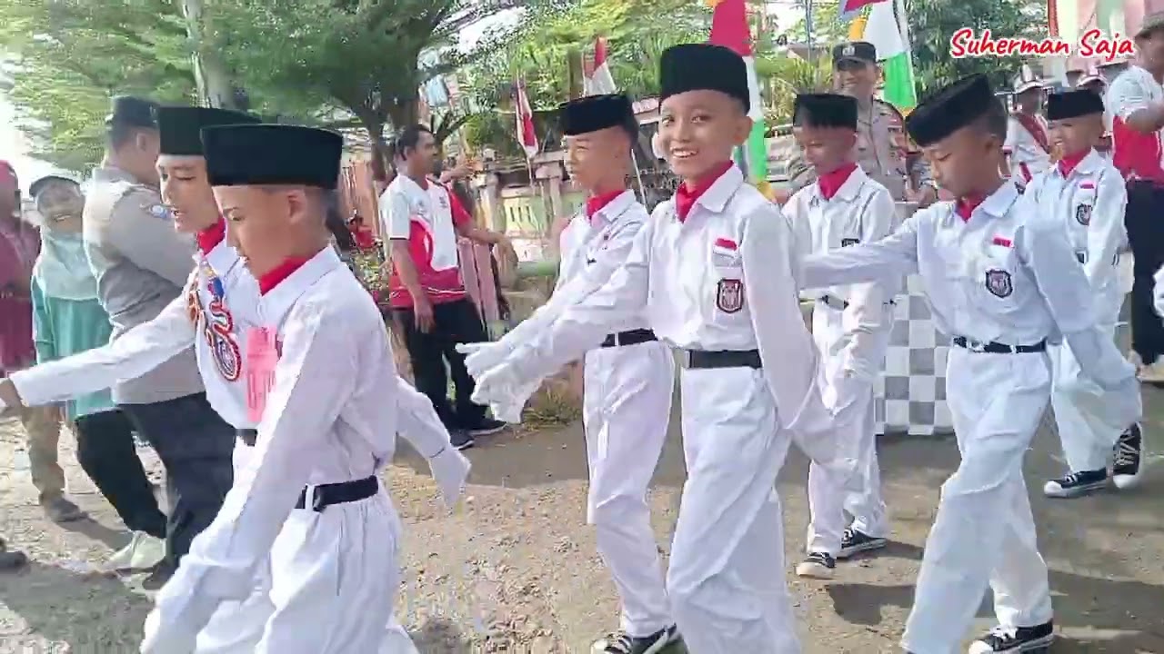 MERIAH‼️LOMBA GERAK JALAN KECAMATAN KERSANA BREBES HUTRI KE 80