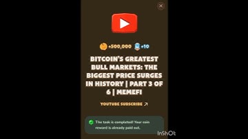 Memefi Video Code| Bitcoin Greatest Bull Market Memefi Video Code | Before You Invest In Crypto Code