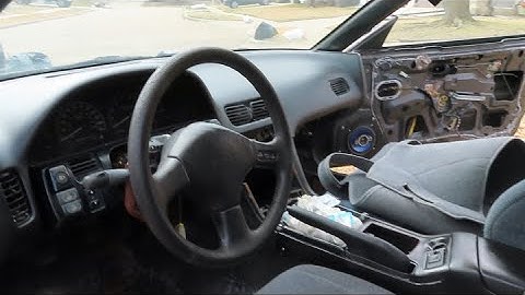 FIXING MY CRACKED 240SX DASH!!