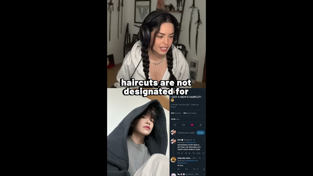 Valkyrae REACTS To Miyoung S New Haircut 