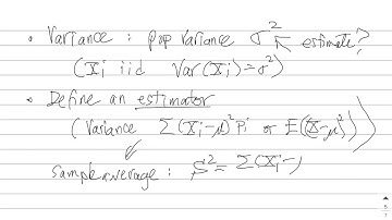 MATH 2260-Sec 7.2-Unbiased Estimators