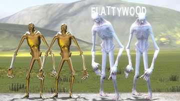 GOLD SCP-096:SL NEW VS OLD SCP-096!! Garrys Mod Sandbox