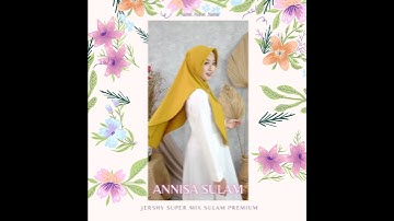 Thumbnail of JILBAB INSTAN TERBARU KOMBINASI SULAM rajut premium